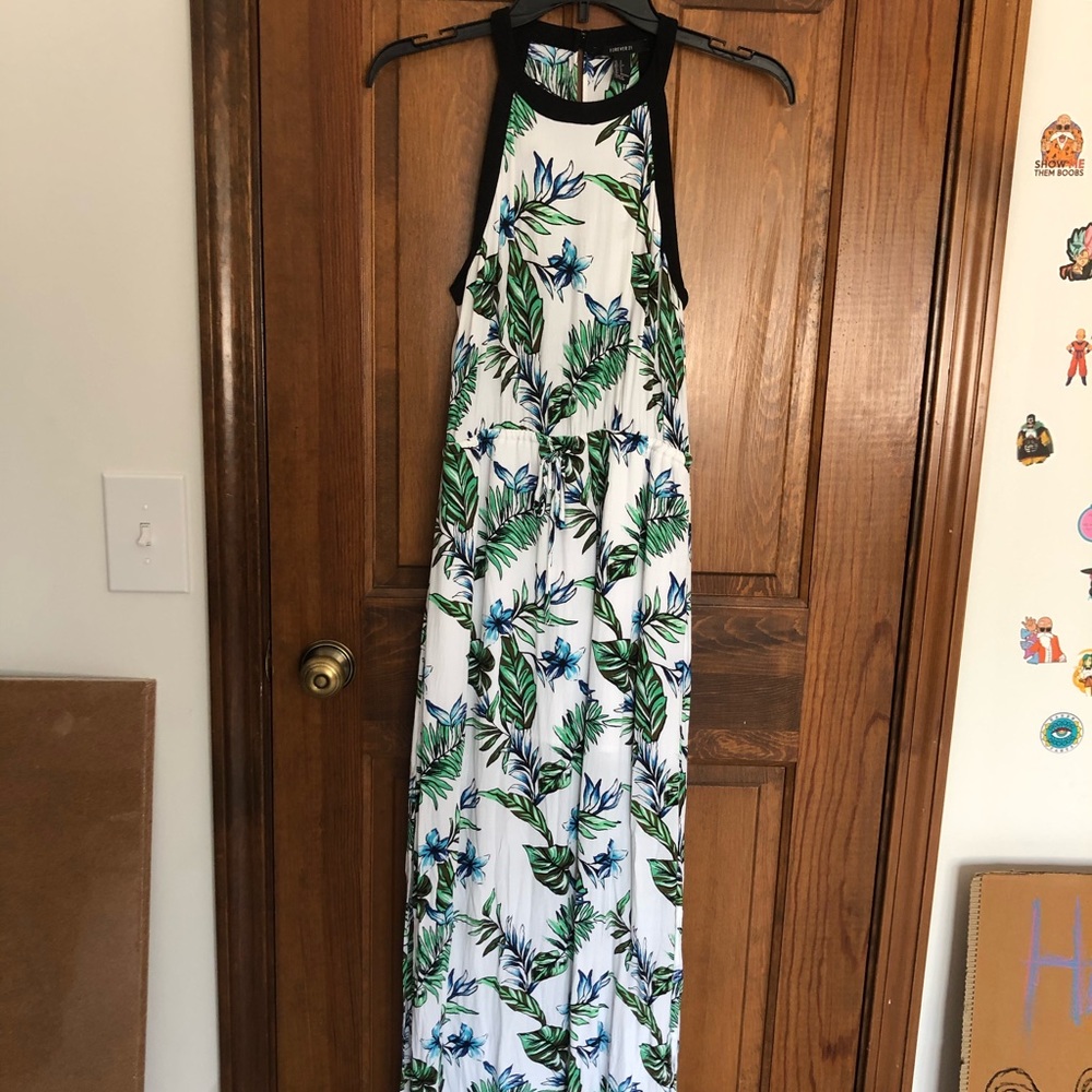 Ankle length floral dress